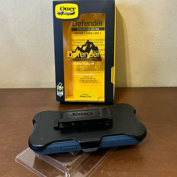 Otter Box Defender Rugged Protection iPhone 11 Pro Screenless Edition Navy Blue - Picture 11 of 12